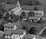 Vue aérienne de l'abbaye.