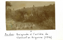 Clermont-en-Argonne. - Baignade à l'arrière.