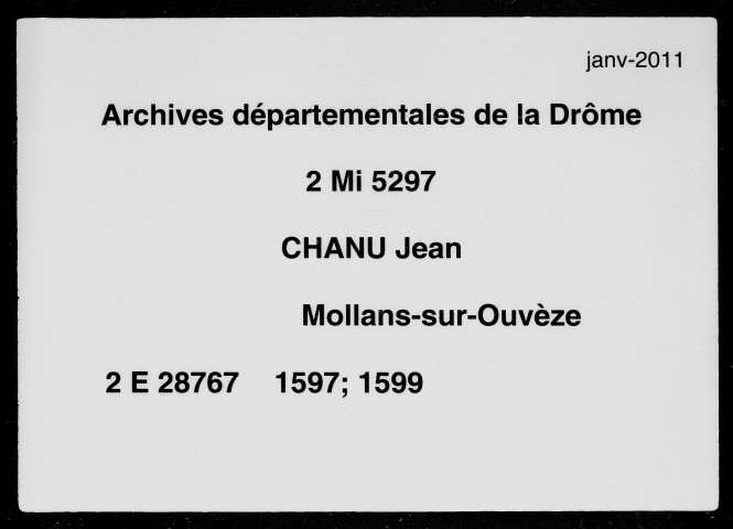 16 janvier-6 mars 1597