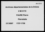 8 septembre 1737-25 août 1739