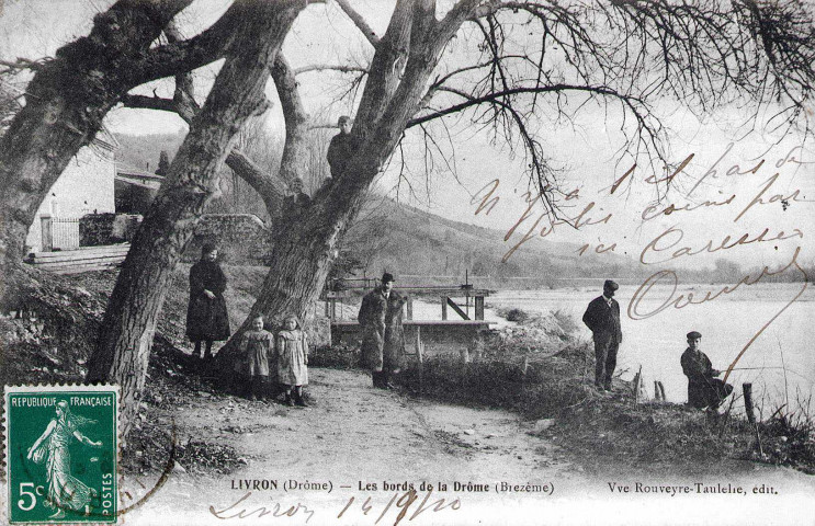 Les bords de la Drôme.