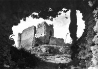 Les vestiges du château.