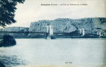 Le pont du Robinet sur le Rhône.