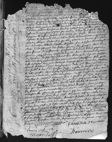 8 janvier 1705-19 janvier 1711