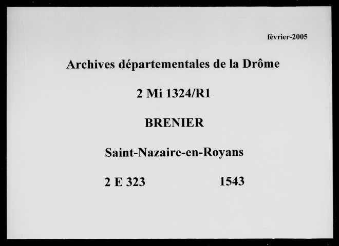 Notes étendues (1543).