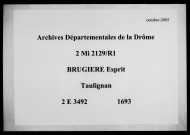 1er janvier-7 novembre 1693
