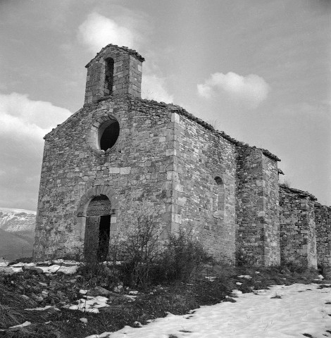Crupies.- La chapelle Saint-Jean-Baptiste avant la restauration de 1960.