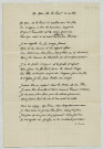 Poème manuscrit « Prière à la Sainte-Vierge ».