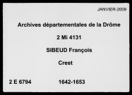 mars 1642-22 septembre 1653