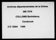 5 mai-27 décembre 1599