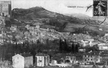 Crest.- Vue d'une partie de la ville.