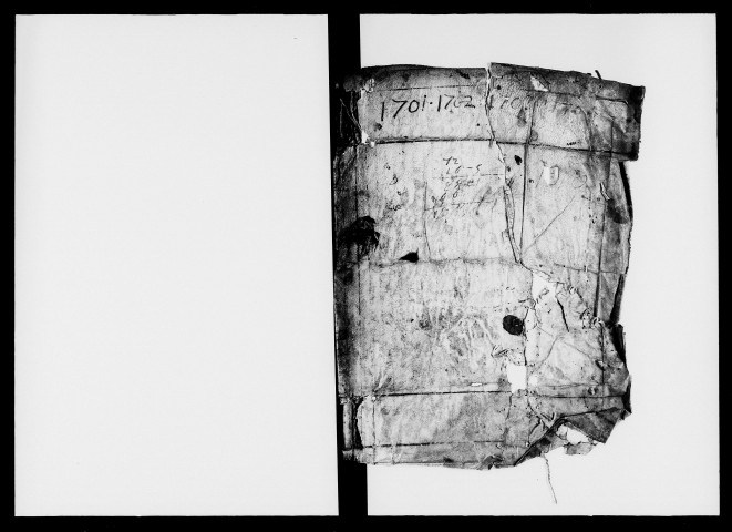 Rôle de taille de Mévouillon de 1658 au début et à la fin (1658-1704).