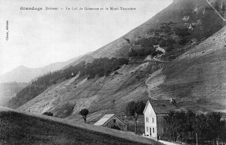 Glandage.- Le col de Grimone.