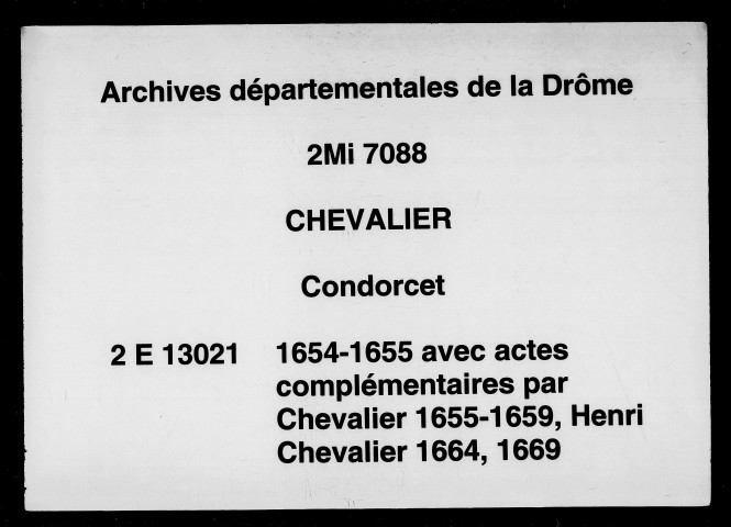 15 novembre 1654-16 août 1655