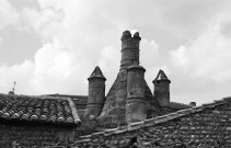 Châteauneuf-sur-Isère.- Cheminées du XVIe siècle, quartier des Bayles.