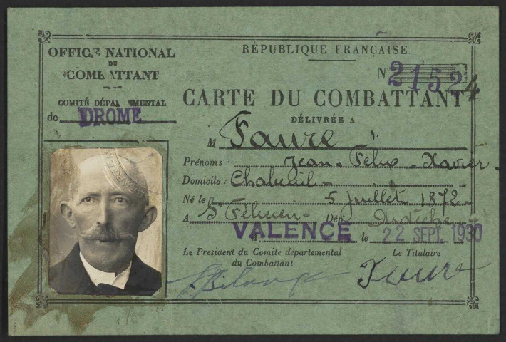 Faure, Jean Félix Xavier