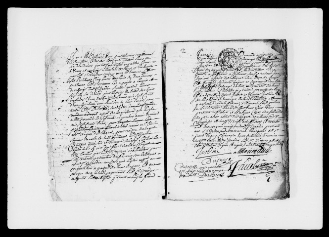 23 janvier 1704-28 février 1707