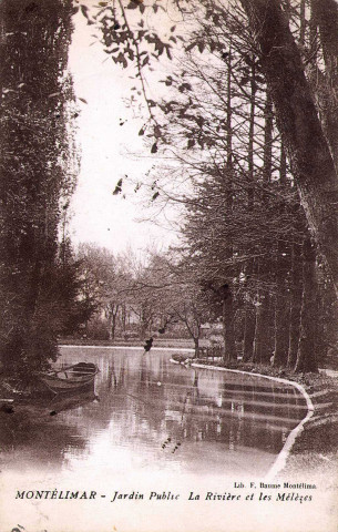 Le plan d'eau du Jardin Public.