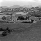 Vue aérienne de l'église Saint-Pierre et Saint-Paul.