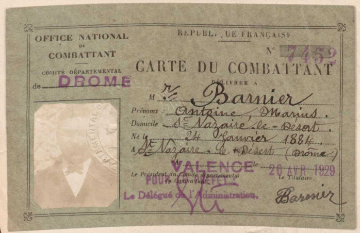 Barnier, Antoine Marius