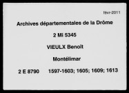3 janvier 1597-13 novembre 1613