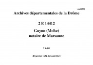 20 janvier 1632-1er août 1634
