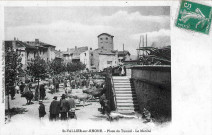 Marché place du Tunnel.