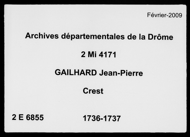 19 août 1736-1er juillet 1737