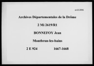 30 août 1667-27 février 1668