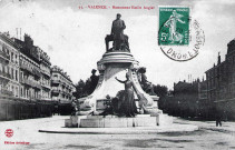 Le monument Émile Augier (1897).