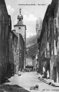 Rue Neuve et la tour de l'horloge.