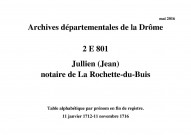 11 janvier 1712-11 novembre 1716