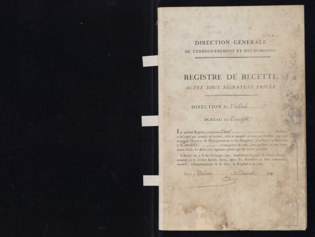 29 décembre 1832 - 17 janvier 1837