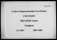 8 décembre 1687-24 novembre 1688