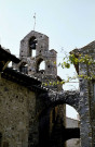 Rousset-les-Vignes.- Le clocher de l'église.