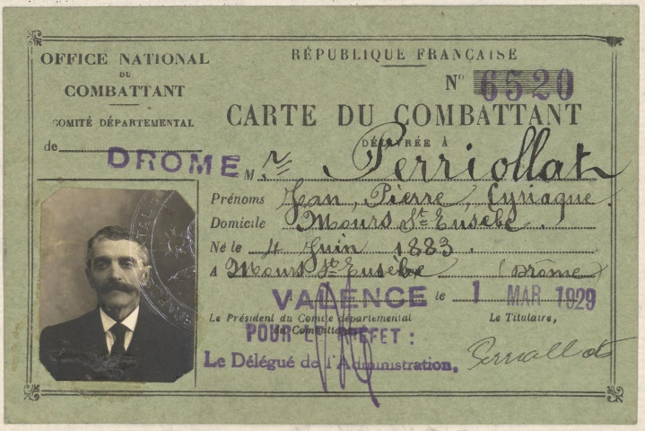 Perriolat, Jean Pierre Cyriaque