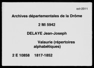 21 octobre 1817-1852