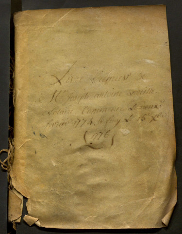 2 février 1774-15 décembre 1776