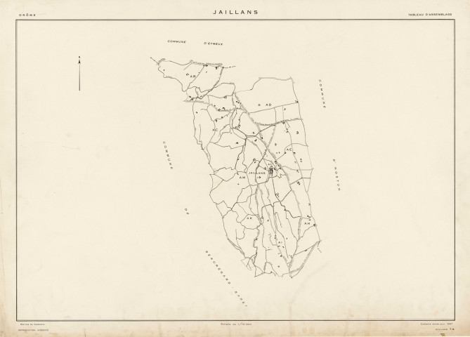 Tableau d'assemblage. 1967.