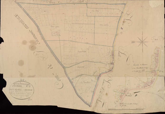 Section C2, Plaine (la) et Curson (hameau de) (agrandissements).