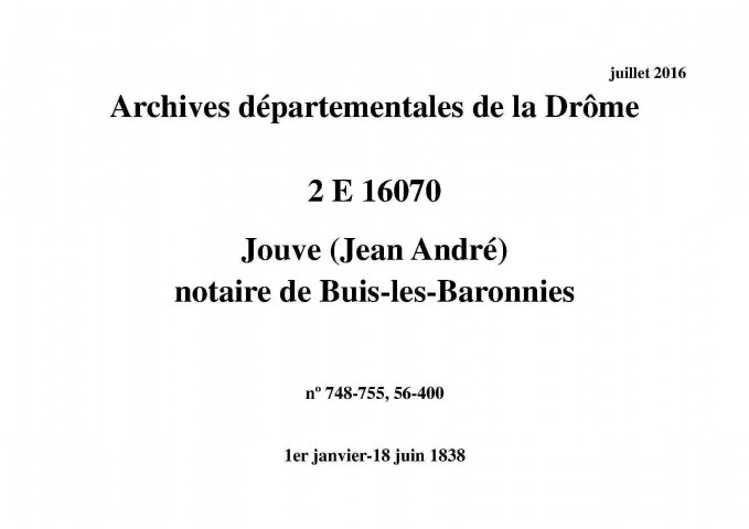 1er janvier-18 juin 1838