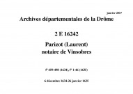 16 décembre 1634-26 janvier 1635