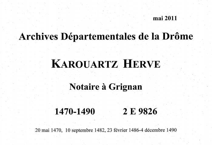 23 février 1486-4 décembre 1490