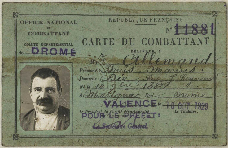 Allemand, Louis Marius