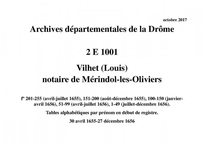 30 avril 1655-27 décembre 1656