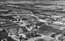 Vue aérienne du village.