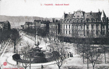 Boulevard Bancel et la fontaine (1887).