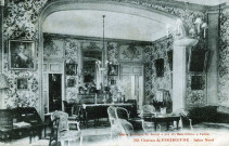 Rochegude.- Un salon du château.