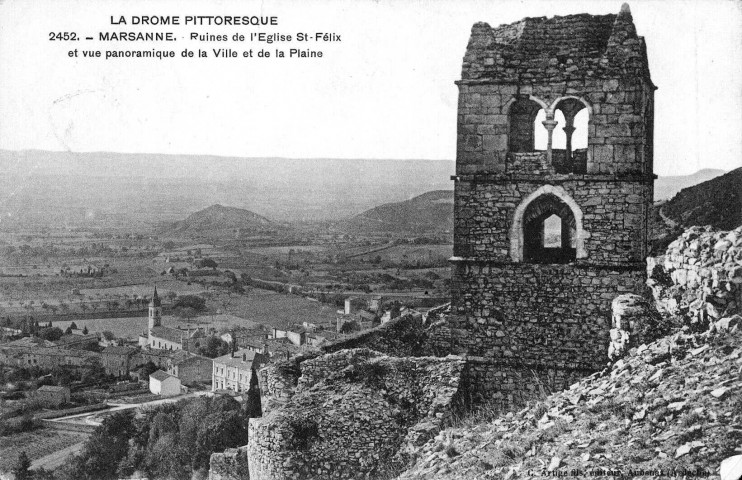 Vestiges de l'église Saint-Félix.