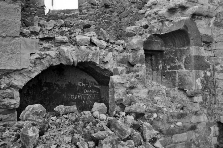 La Baume-de-Transit.- Les ruines du château féodal.